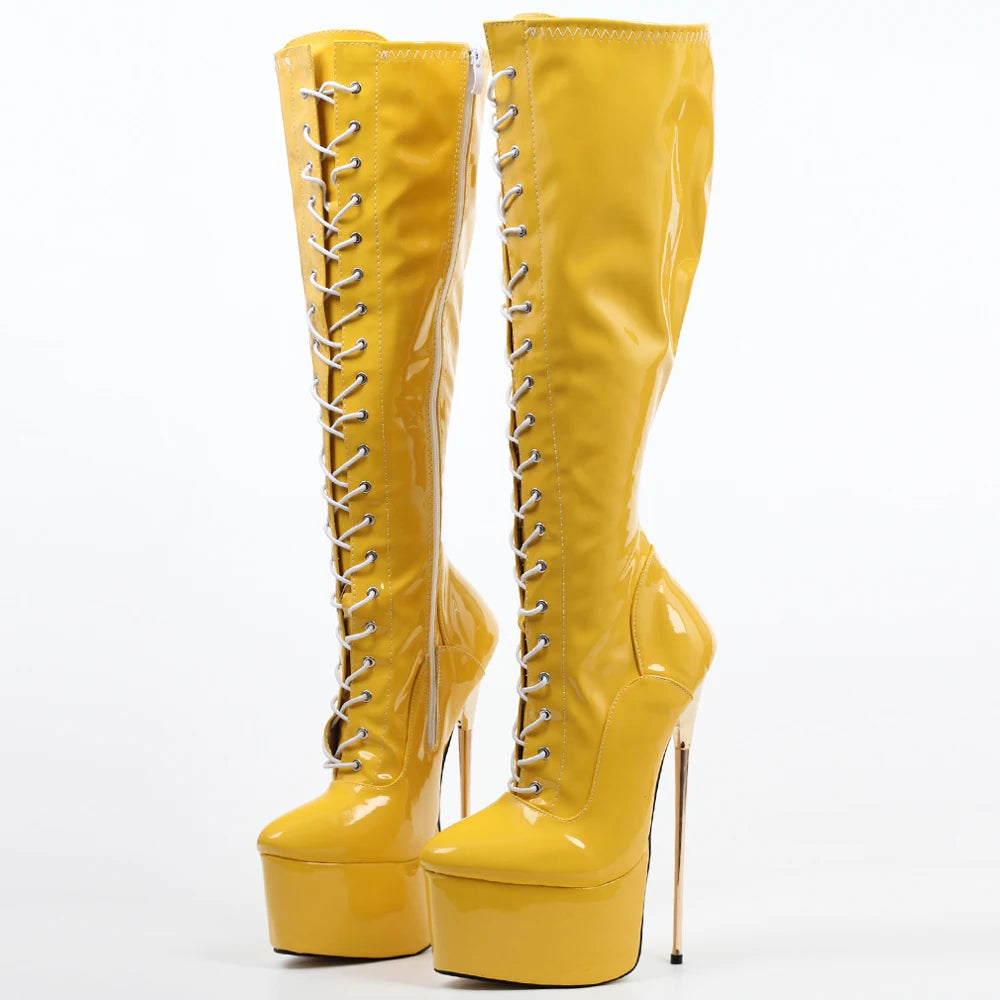 17cm Ultra-High Heel 70/80cm High Shaft Height Pole Danza Scarpe