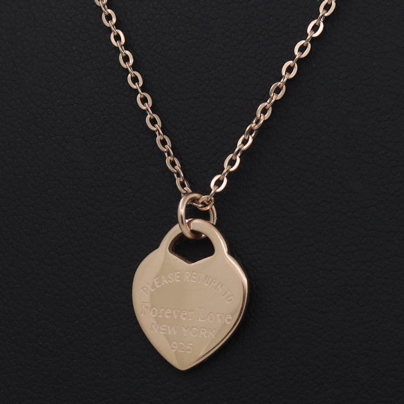Fashion Luxury Famous Brand Love  Necklace