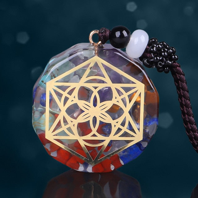 Flower of Life Pendant    Necklace