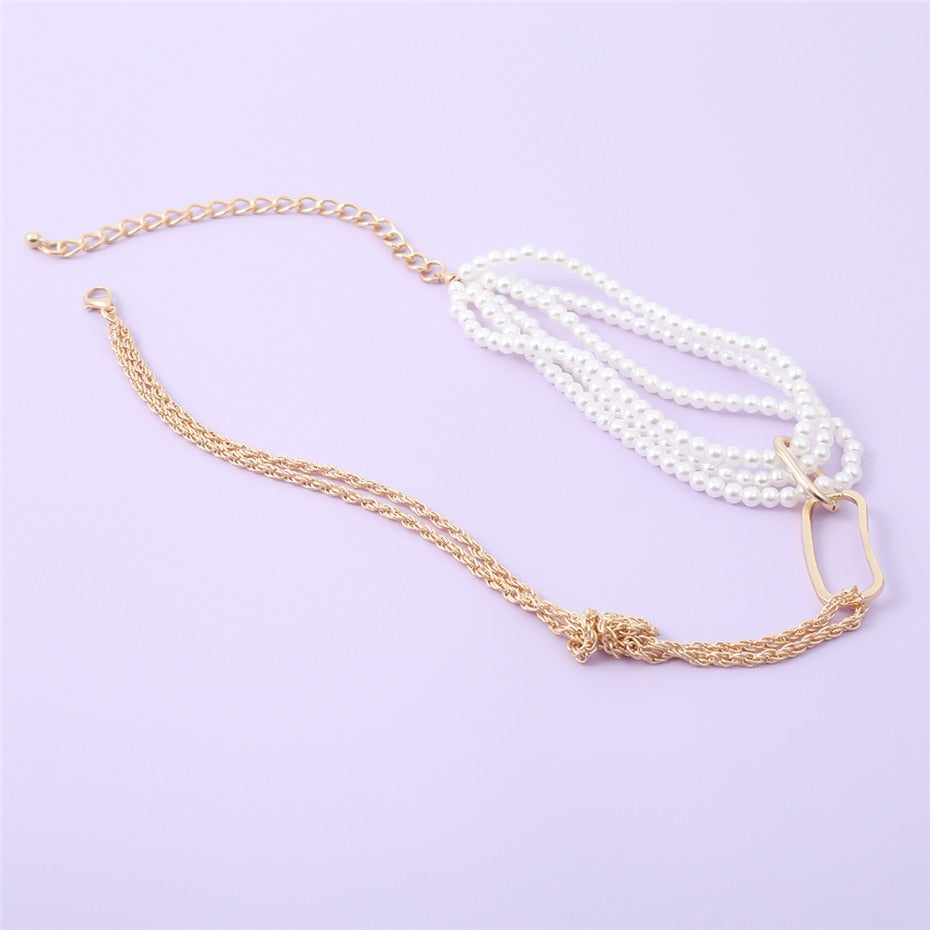 Unique Chunky Thick Twist Chain Female Charm Necklace