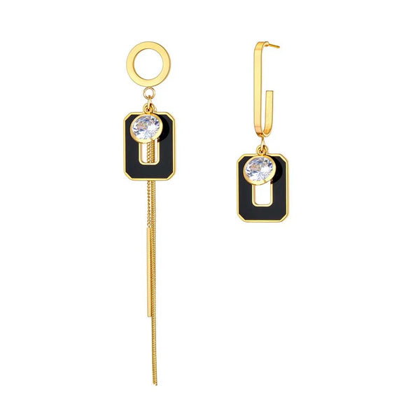 Pendientes colgantes de fiesta bohemios de acero inoxidable de moda