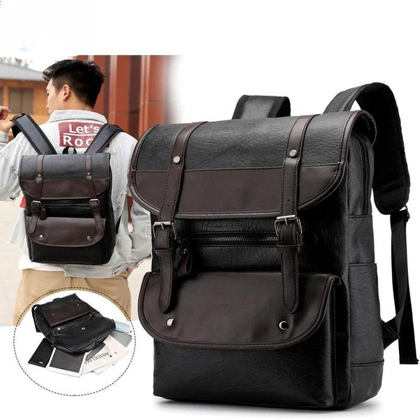 Nueva mochila para hombre, moderna, estilo retro, para negocios y para ordenador.