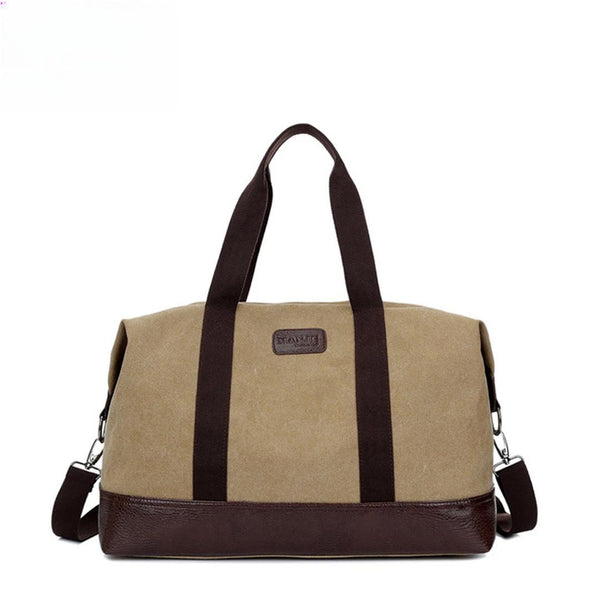 Bolsas de lona de viaje de alta capacidad para hombre, bolsa de equipaje, paquete diagonal