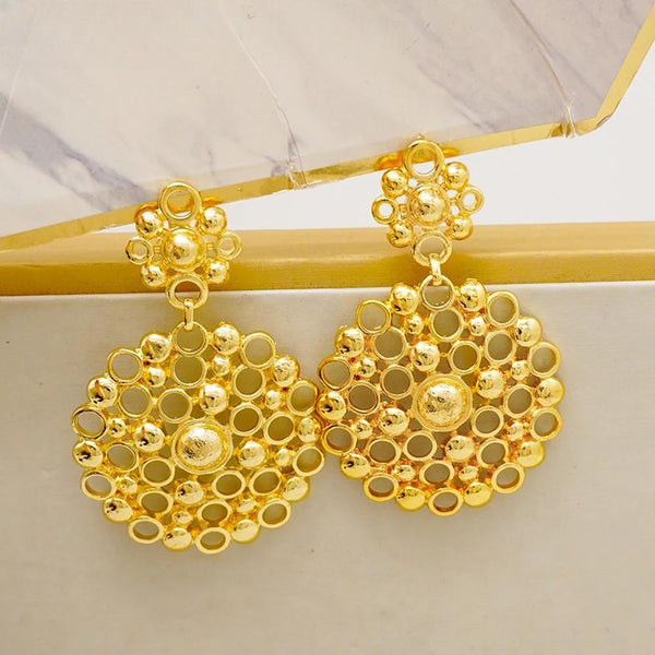 Fashion Jewelry Hollowed Round Earring African Copper Drop Earrings