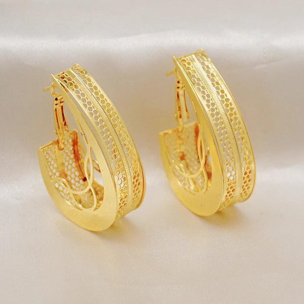 Fashion Charm Gold Color Earring Vintage Geometric Earings