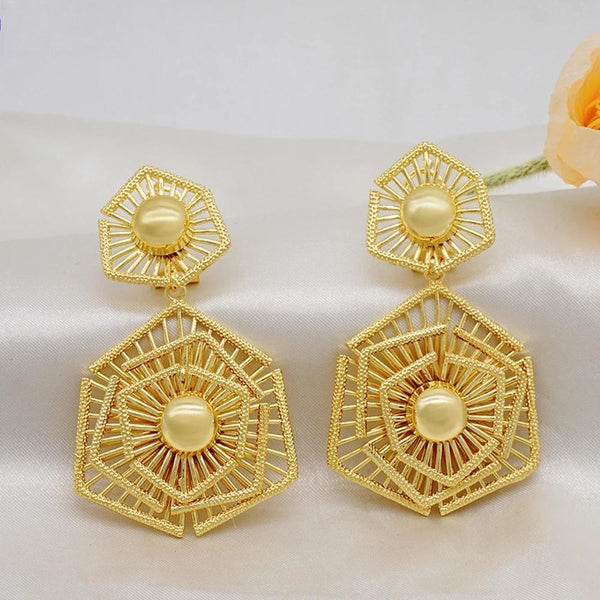 Fashion Jewelry African Hoop Earring Geometric Earrings For Women