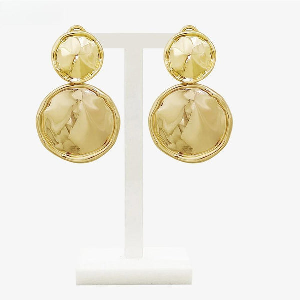 Trend Gold Color Round Earring High-Quality Earrings