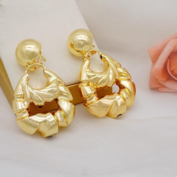 Bohemia African Gold Color Drop Earrings Dangle Earrings For Women