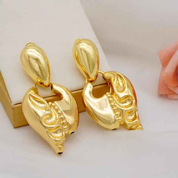 Big Geometric Earrings African Drop Dangle Earrings For African Women