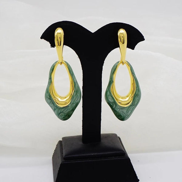 Fashion Jewelry Gold Color Drop Dangle Earrings