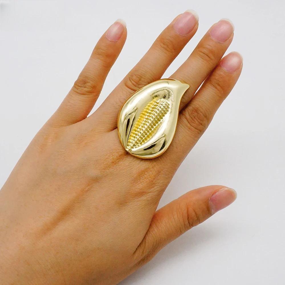 Ethiopia Dubai Big Gold Color Ring