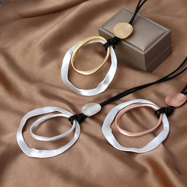 Fashion Long Chains Collares Necklace Goth Suspension Pendants Vintage Jewelry for Women