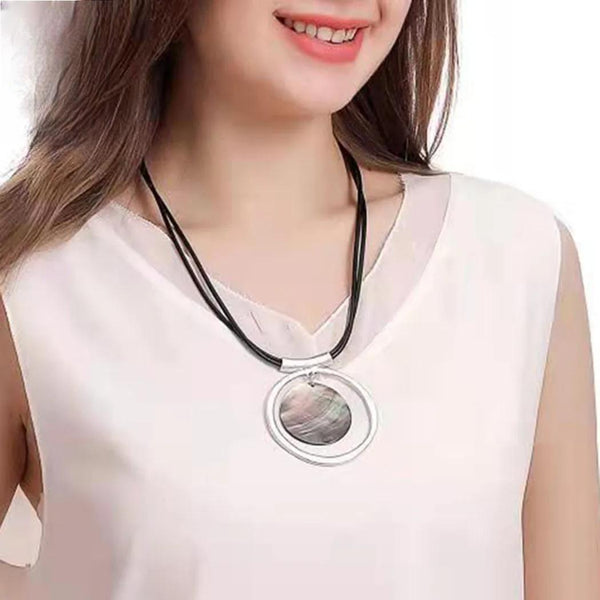 Trend Geometric Necklace with Long Chains On the Neck Pendants for Women