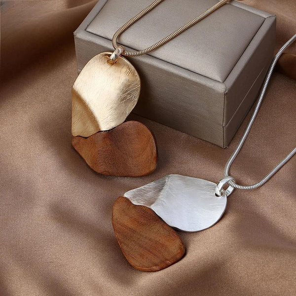 New In Vintage Geometry Suspension Long Colar Necklace Goth Chains On the Neck Jewelry for Women