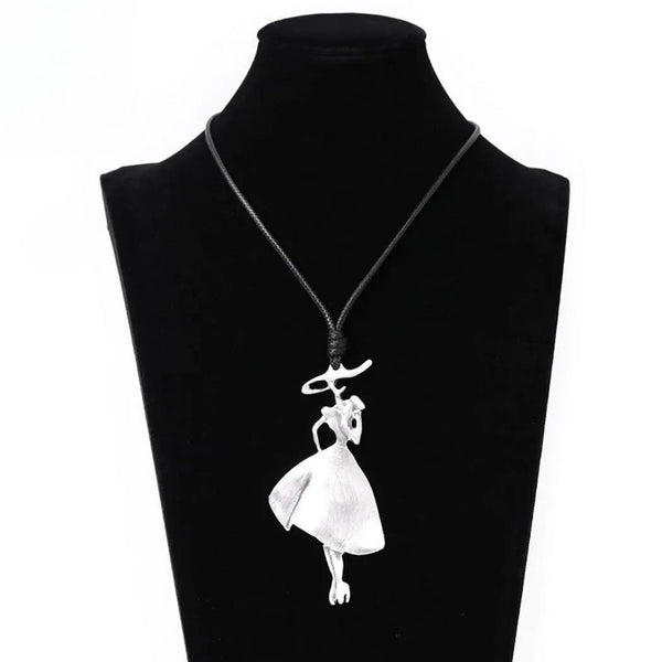 Vintage Beauty Pendants Collares Necklace Kpop Fashion Goth Jewelry for Women