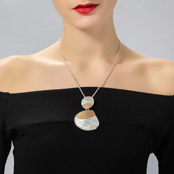 Geometric Chokers Necklace Chains Korean Fashion Items Jewelry Pendants for Women