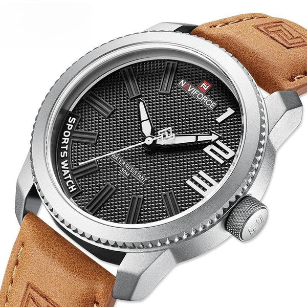 Reloj de pulsera de cuarzo resistente al agua para hombre, nuevo estilo, a la moda