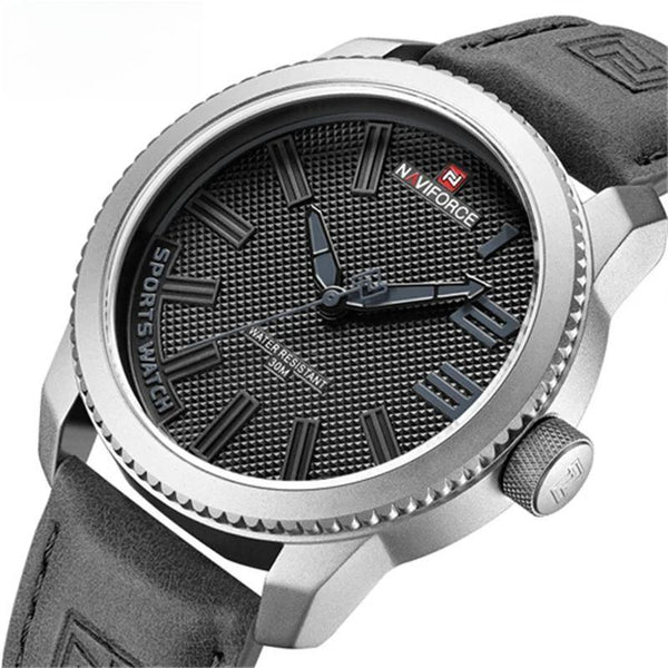 Reloj deportivo de cuarzo con esfera grande, resistente al agua y con personalidad de lujo para hombre, ideal como regalo.