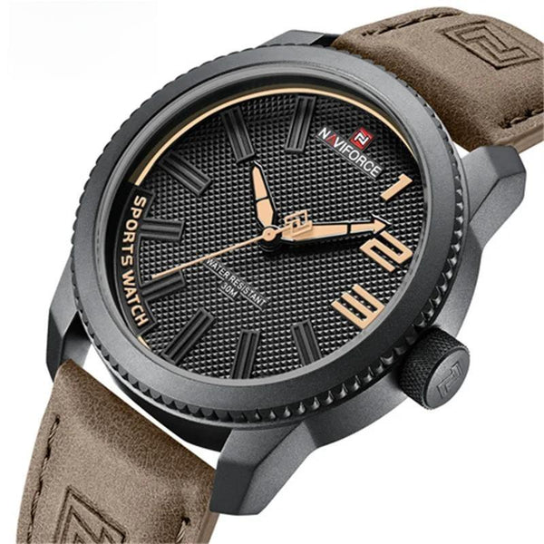 Reloj vintage para hombre, reloj de pulsera de cuarzo de lujo, relojes impermeables