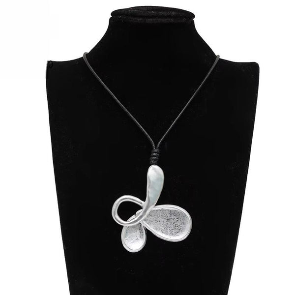 Korean Fashion Silver Color Geometric Collares Chains Necklace for Women