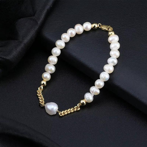 925 Sterling Silver Chunky Cuban Link Chain Bracelet for Men