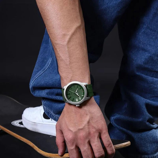 Reloj de pulsera de lujo para hombre NAVIFORCCE Sport, resistente al agua, de silicona.
