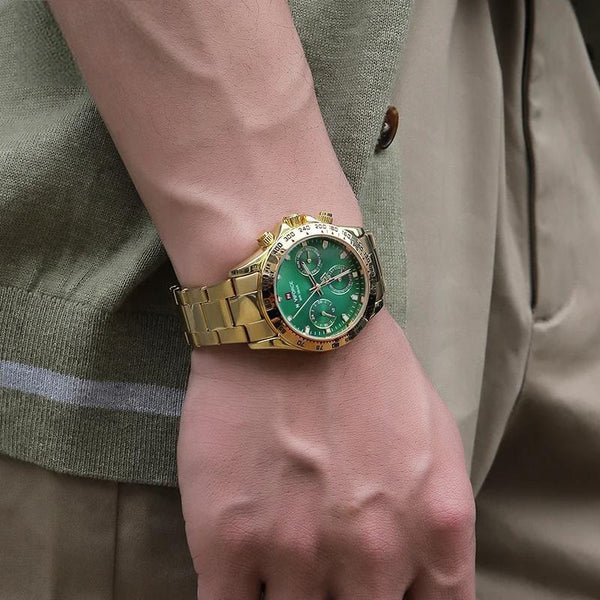 Reloj de lujo nuevo y de moda para hombres y mujeres, resistente al agua.