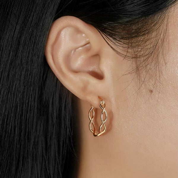 Minimalism 925 Sterling Silver Women’s Hoop Earrings