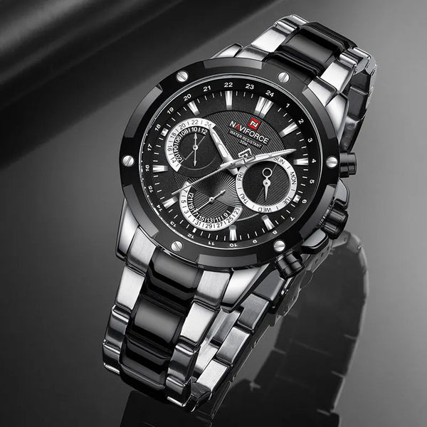 Nuevos relojes masculinos de lujo, reloj de pulsera multifunción, reloj deportivo militar para hombre