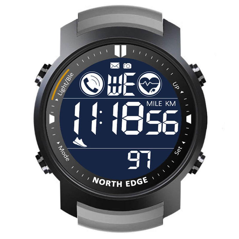Men Digital Watch Military Waterproof 50M Running Sports Pedometer Stopwatch Watch