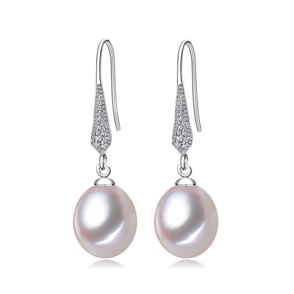 Fashion Pearl Earrings Natural Freshwater Pearl Jewelry Dorp Earring