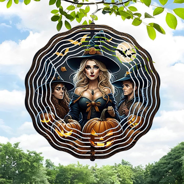 Funky Home Decor: Hallo-ween Witches Wind Chimes Hallo-ween Decor Wind Chimes for Homes, Bars, Offices, Man Caves, Garages, And Living Rooms. Also Makes A Great Gift.
