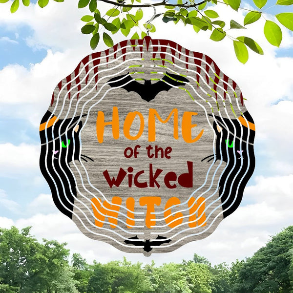 Funky Home Decor: Wicked Witch Wind Chimes, Hallo-ween Decor Wind Chimes for Homes, Bars, Offices, Man Caves, Garages, And Living Rooms. Also Makes A Great Gift. Style 10*10in（25*25cm）