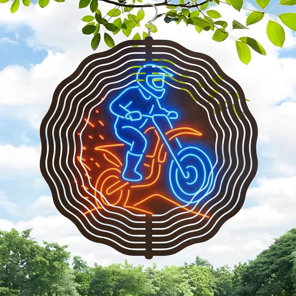 Funky Home Decor: Motocross Wind Chimes ,Motocross Tracks And Clubs  Wind Chimes for Home Decor, Christmas Gift for Bedroom, Game Room, Man Cave, Party Decor, Off Road Game Room Wall Decor