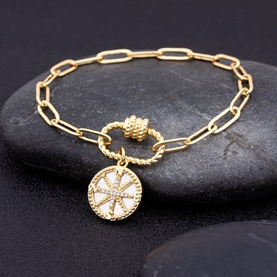 Pulsera con colgante de luna de alta calidad, 17 estilos, nuevo diseño