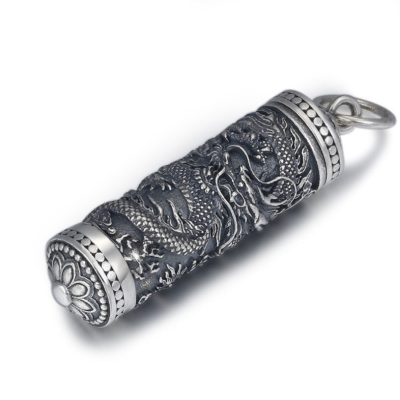 Unibabe Real silver Dragon Pendant S925 Pure Silver chinese style dragon design pendant