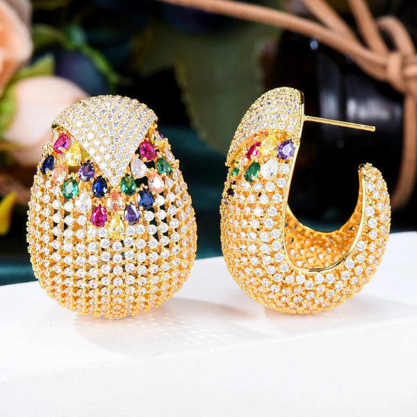 Luxury Trendy Pendant Earrings High Quality Fashion Fine Jewelry For Women
