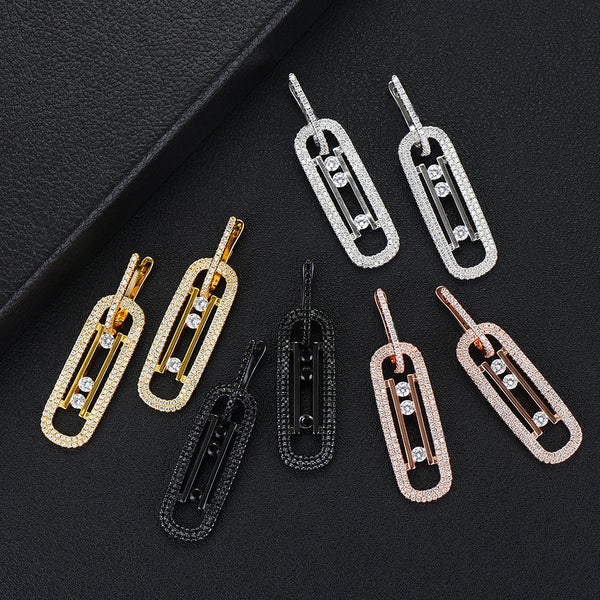 High Quality Exclusive Handmade Women Daily Party Show Pendant Earring