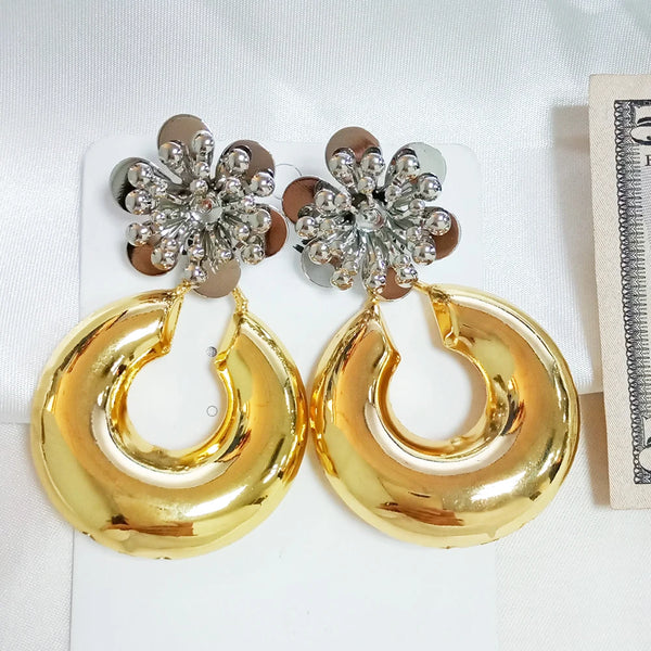 African Gold Color Earrings For Women Earrings