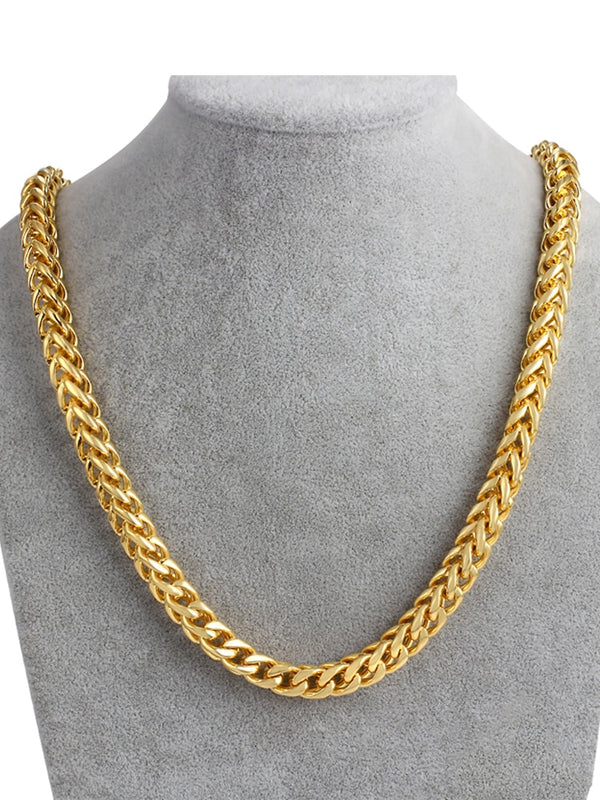 Collar de cadena positivo-negativo de moda para hombres y mujeres