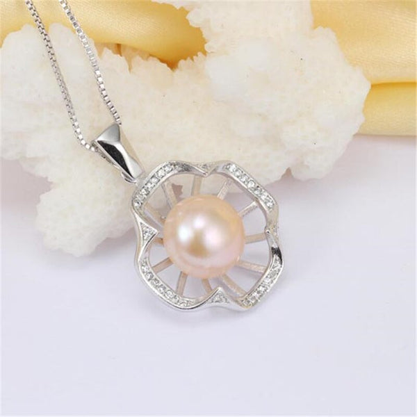 Colgante de circonita en plata de ley 925 para mujer