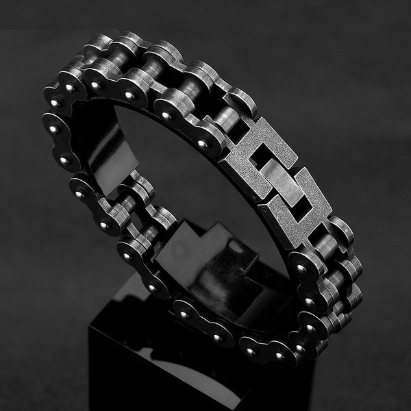 Bicycle Chain Men Bracelet Punk Rock  Stainless Steel Jewelry Mens Bracelets