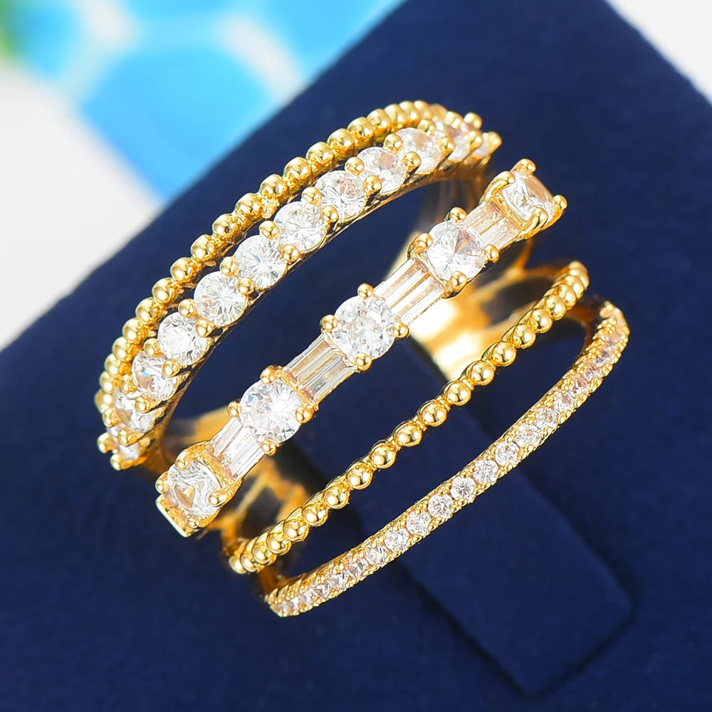 Original Design Luxury Statement Stackable Ring For Women – Gofaer ...