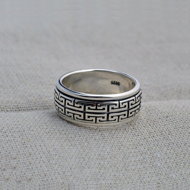 Real Silver ring 925 Sterling Silver ring men women S925 Ring
