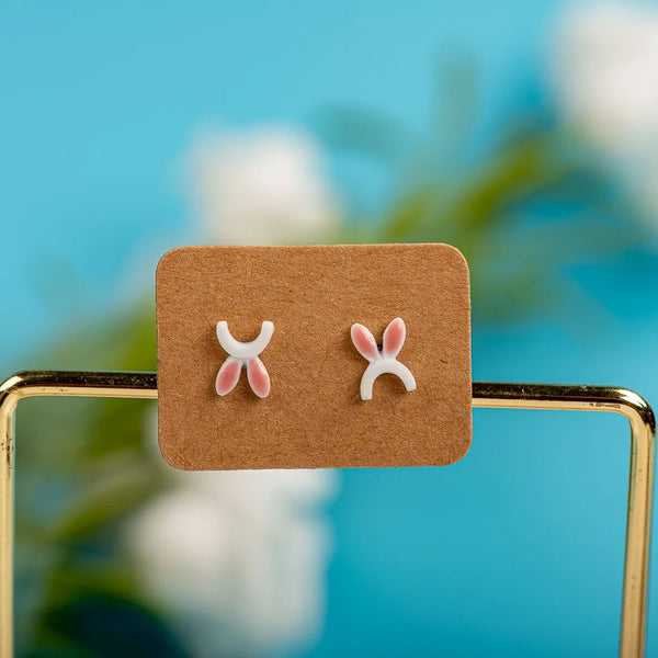 Porcelain Multicolor Ceramic Earrings