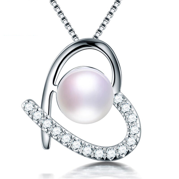 Collar de perlas de agua dulce naturales 100 % auténticas de alta calidad
