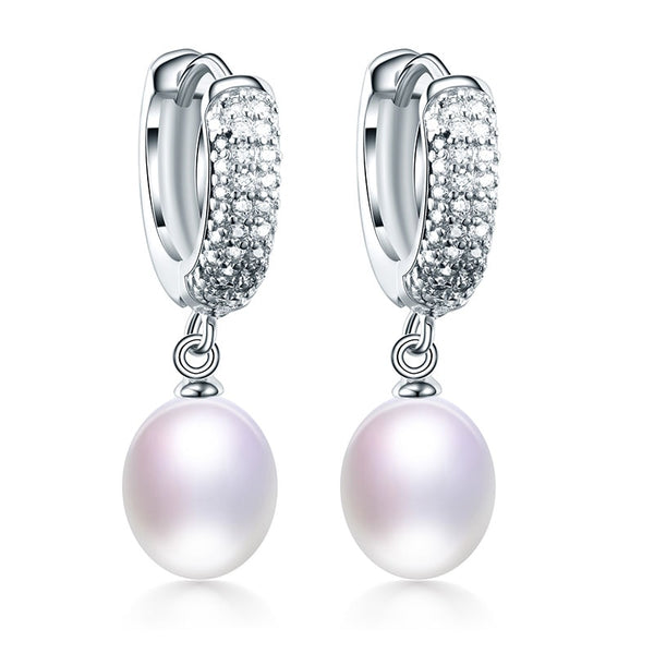 Top Quality Big Water Drop Pearl Earrings