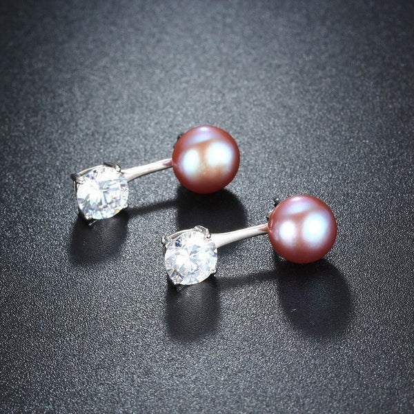 Real Natural Pearl Women Earring,Dangle Earring Fine Jewelry