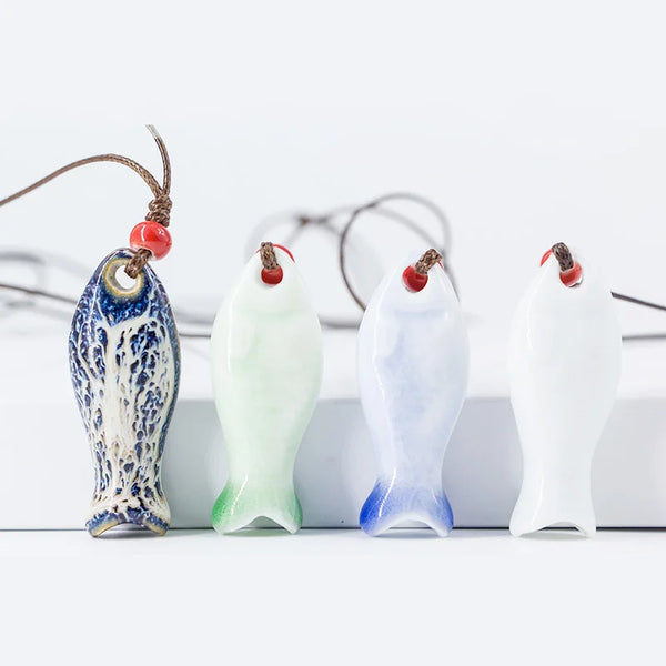 Ceramic whistle  necklaces & Pendants DIY handmade necklace