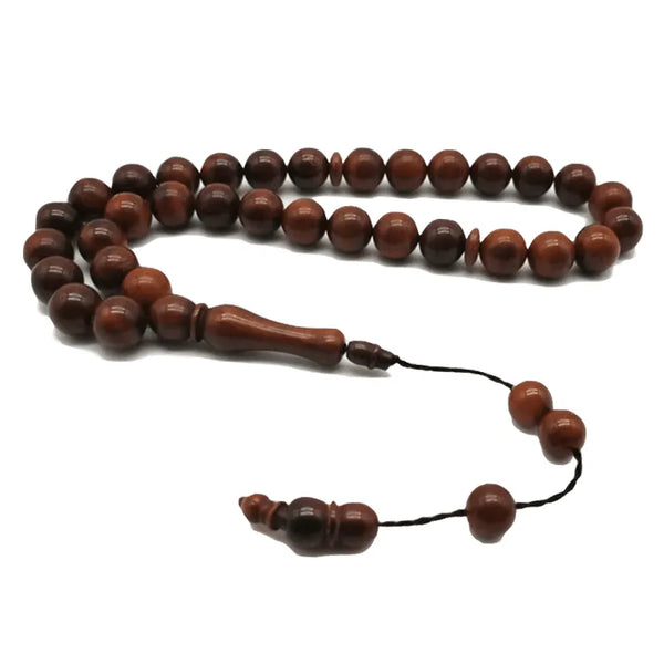 Tasbih hombres Natural kuka madera musulmana Misbaha cuentas de oración Rosario islámico